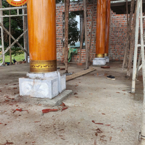 ĐAI BỌC TRANG TRÍ CHÂN CỘT GỖ - Mẫu 04