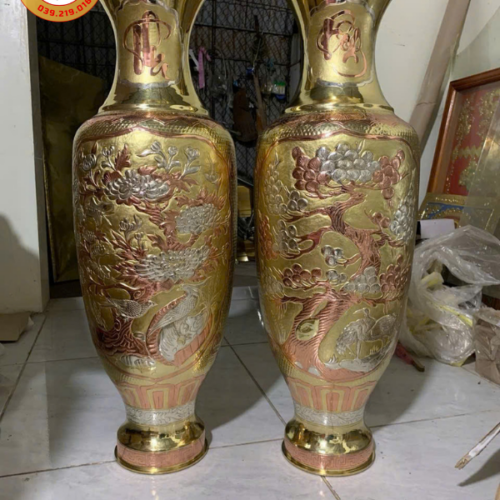 LỌ LỤC BÌNH CHẤT LIỆU ĐỒNG CÁT TÚT - Mẫu 04