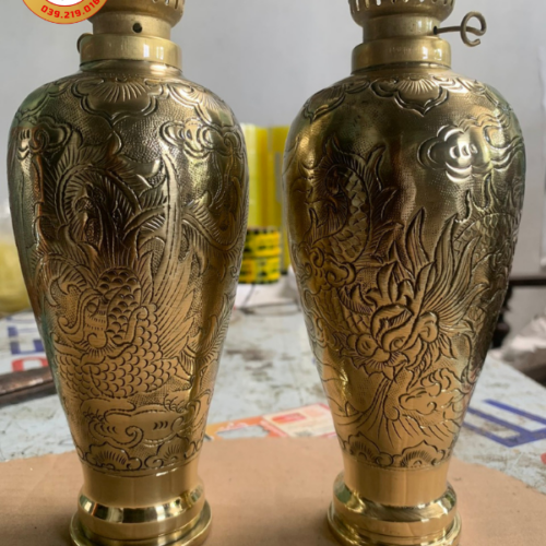 ĐÈN DẦU ĐỒNG CÁT TÚT - Mẫu 03